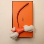 Hermès 2022 Milo Lambskin and Shearling Buddy Bag Charm - FashioNica