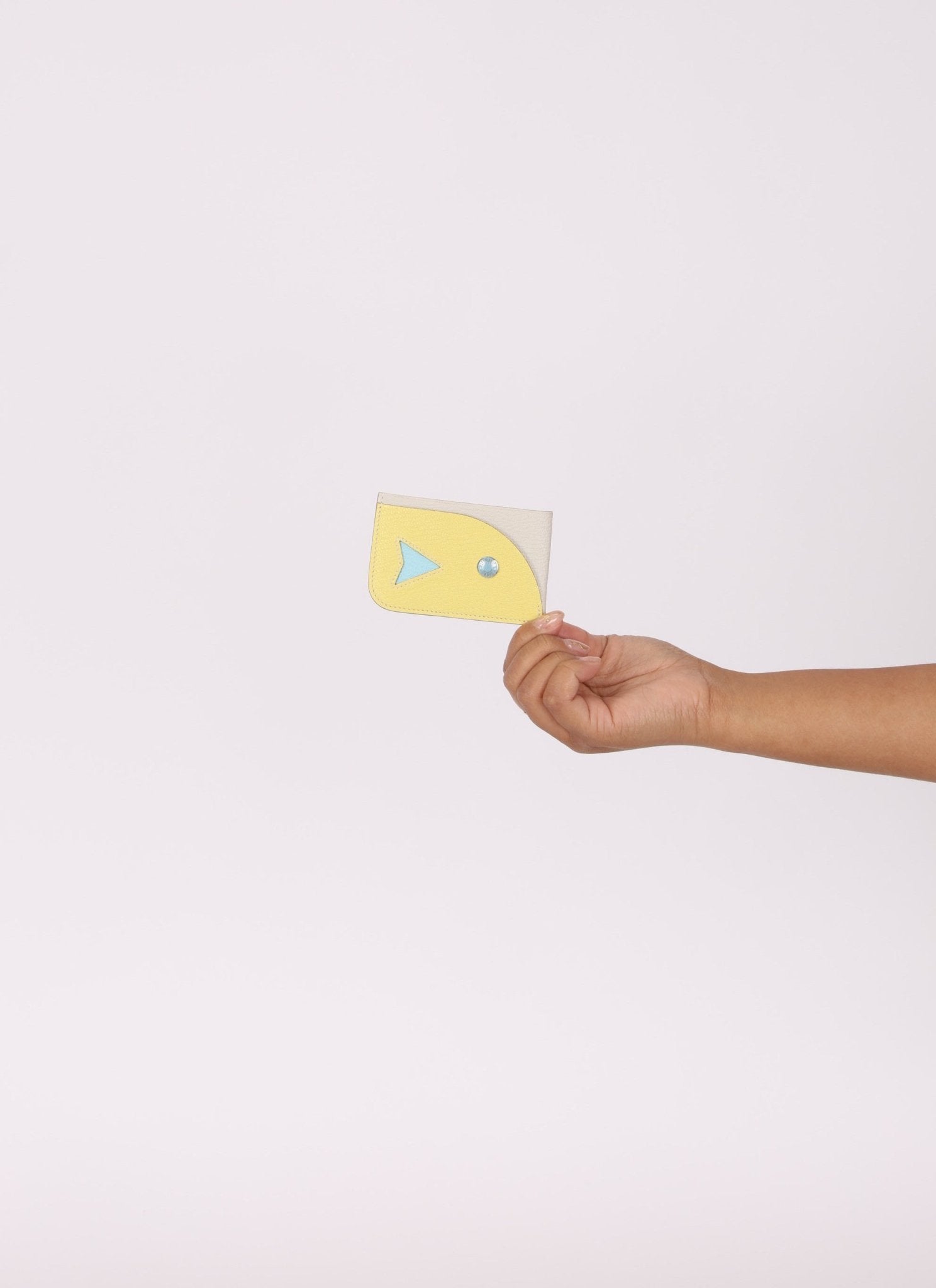 Hermès 2023 Chevre Mysore Poisson Card Holder PHW - FashioNica