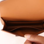 Hermès Gold Epsom Constance Slim Wallet w/ Custom Strap PHW - FashioNica