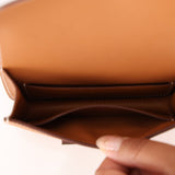 Hermès Gold Epsom Constance Slim Wallet w/ Custom Strap PHW - FashioNica