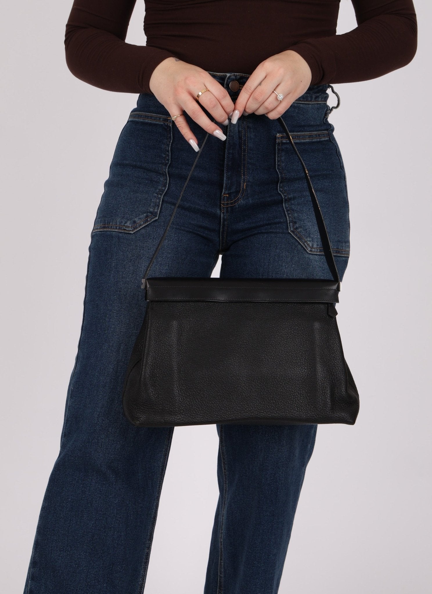 Hermès Togo Leather Yeoh Bag - FashioNica