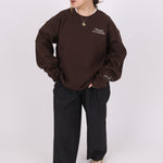 LARGE FashioNica Collector's Crewneck - Espresso - FashioNica