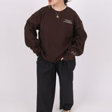 LARGE FashioNica Collector's Crewneck - Espresso - FashioNica