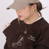 LARGE FashioNica Collector's Crewneck - Espresso - FashioNica