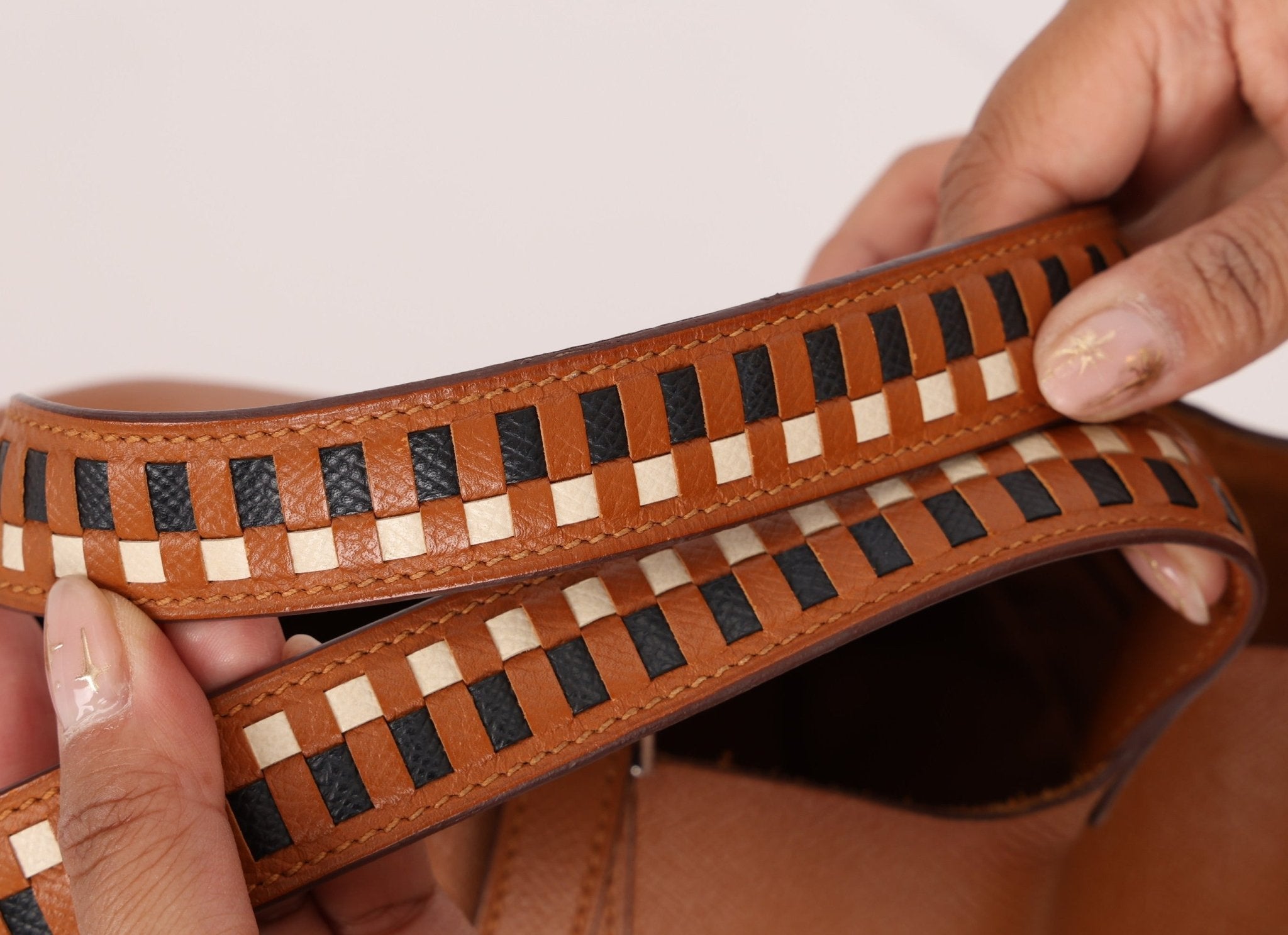 Limited Edition 2018 Hermès Tressage de Cuir Picotin 18 PHW - FashioNica