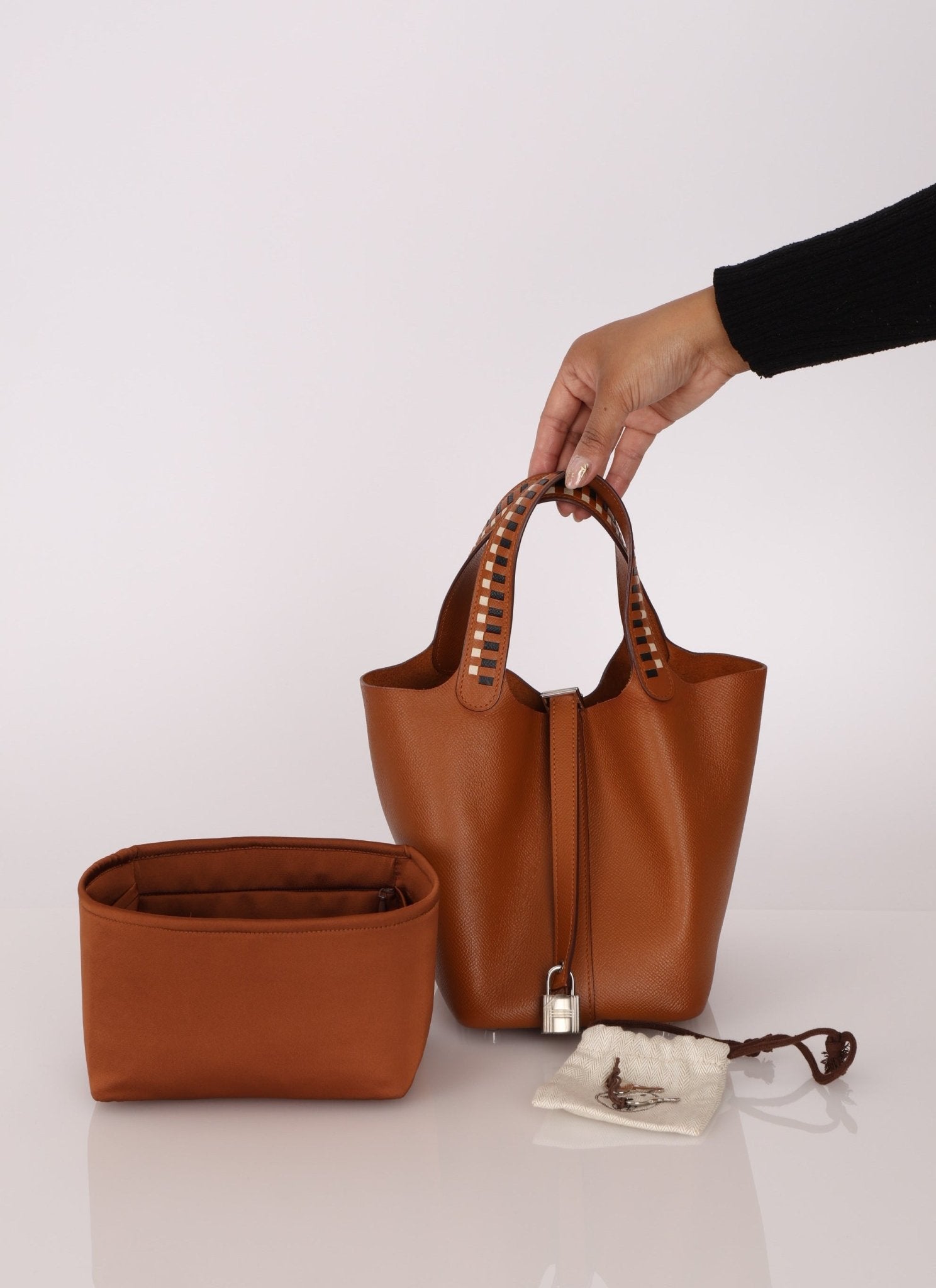 Limited Edition 2018 Hermès Tressage de Cuir Picotin 18 PHW - FashioNica