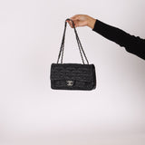 Limited Edition Chanel 2014 Calfskin CC Stitched Medium Single Flap - FashioNica