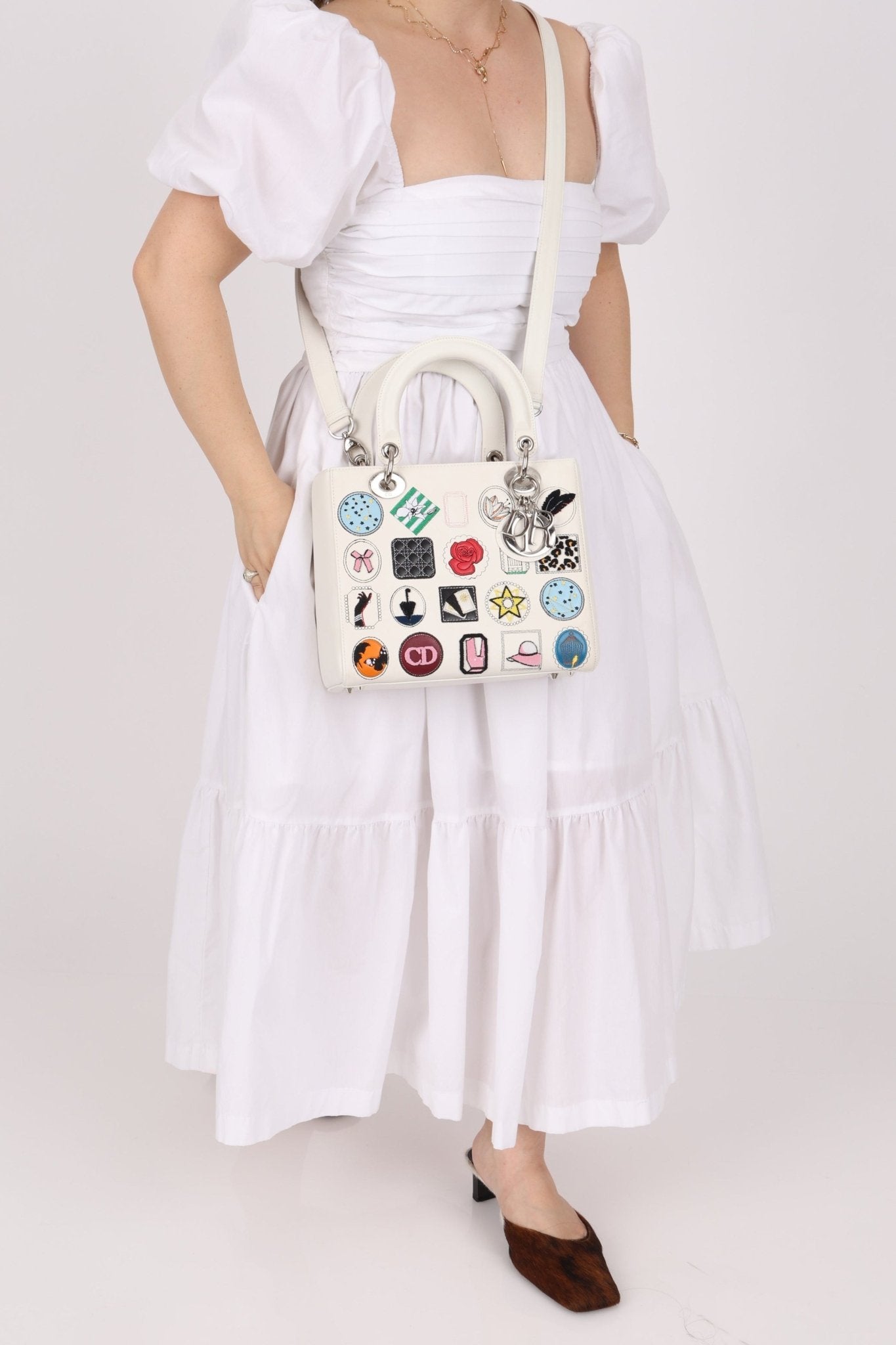 Limited Edition Dior 2016 Patch Medium Lady Dior - FashioNica