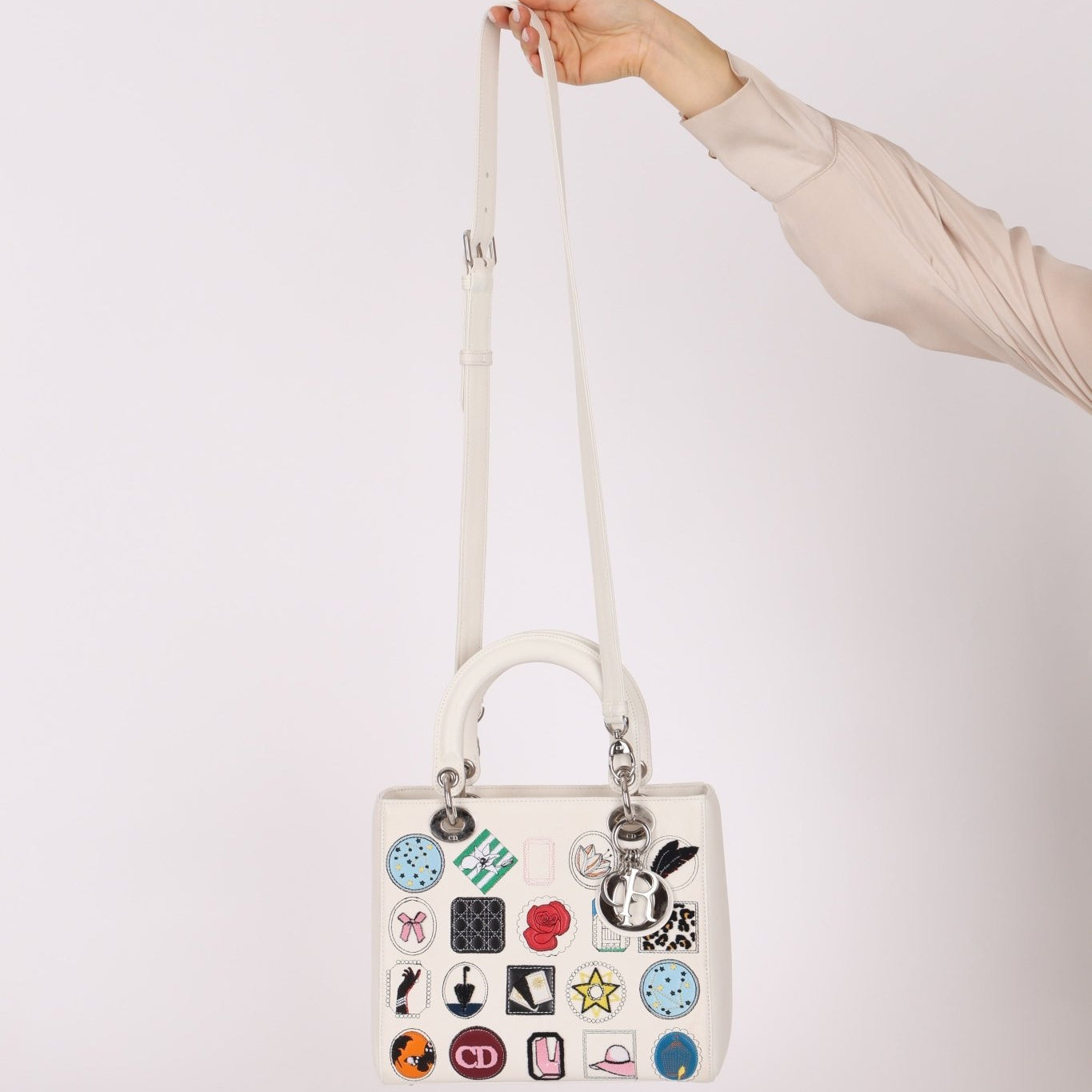 Limited Edition Dior 2016 Patch Medium Lady Dior - FashioNica