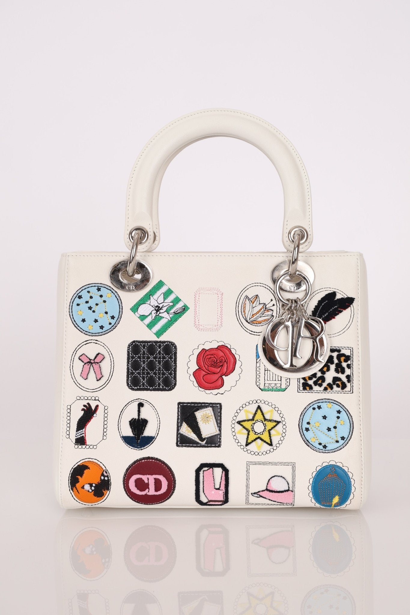 Limited Edition Dior 2016 Patch Medium Lady Dior - FashioNica