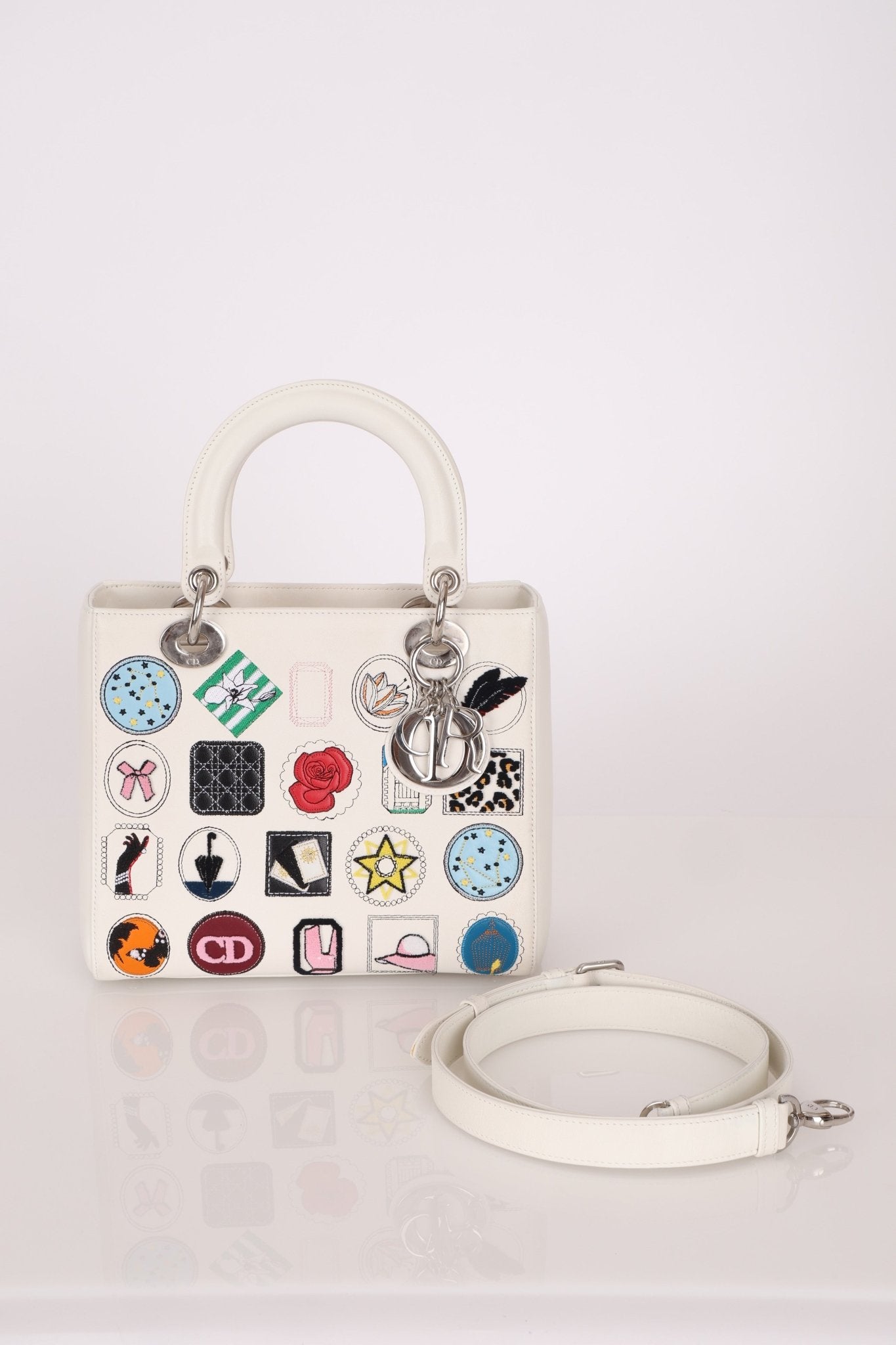 Limited Edition Dior 2016 Patch Medium Lady Dior - FashioNica