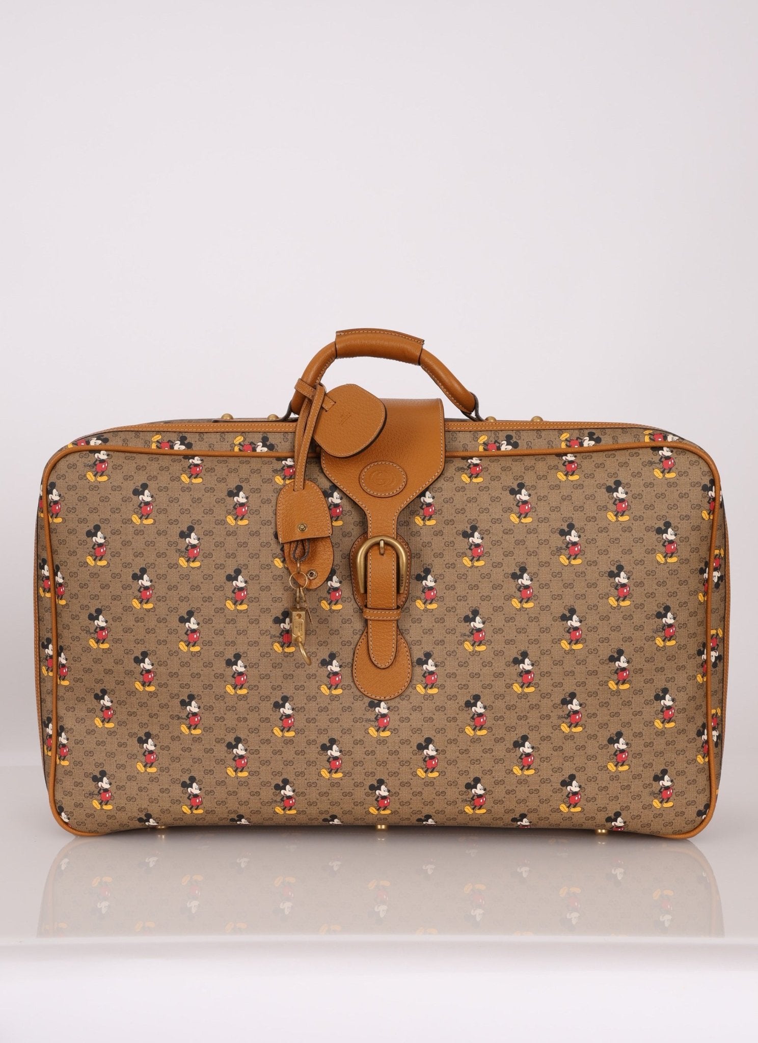 Limited Edition Gucci x Disney Microguccissima Mickey Mouse Suitcase - FashioNica