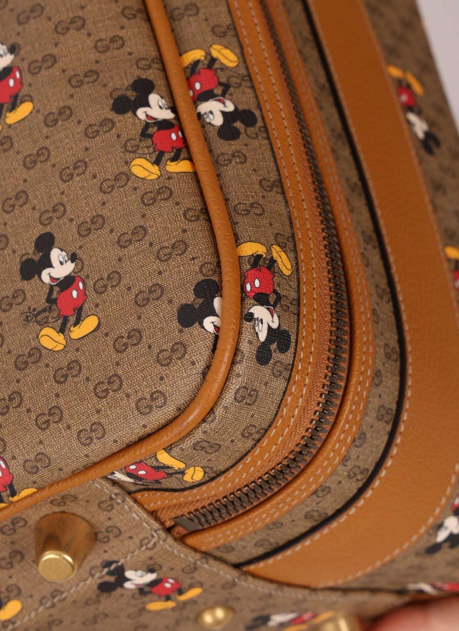 Limited Edition Gucci x Disney Microguccissima Mickey Mouse Suitcase - FashioNica