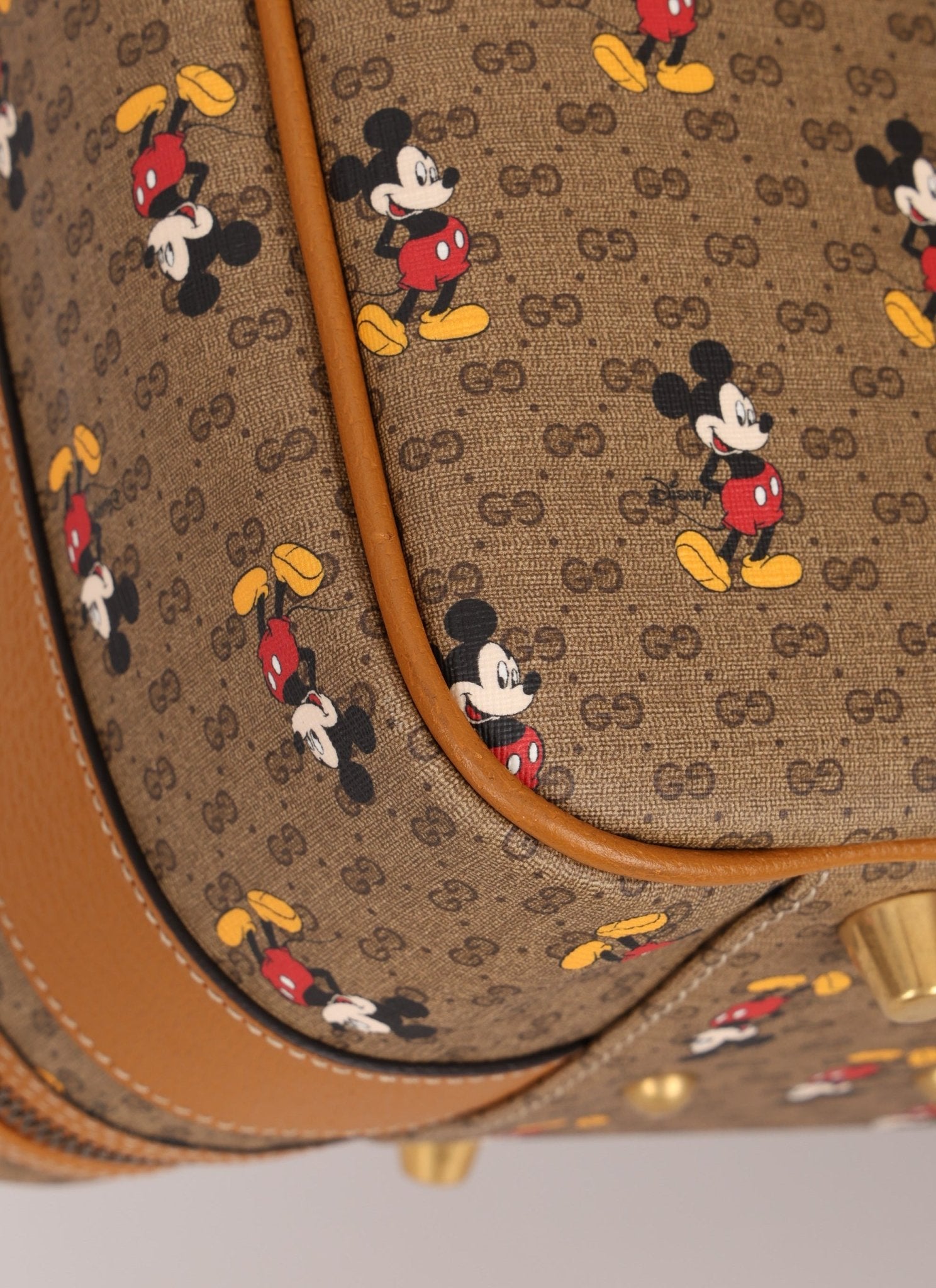 Limited Edition Gucci x Disney Microguccissima Mickey Mouse Suitcase - FashioNica