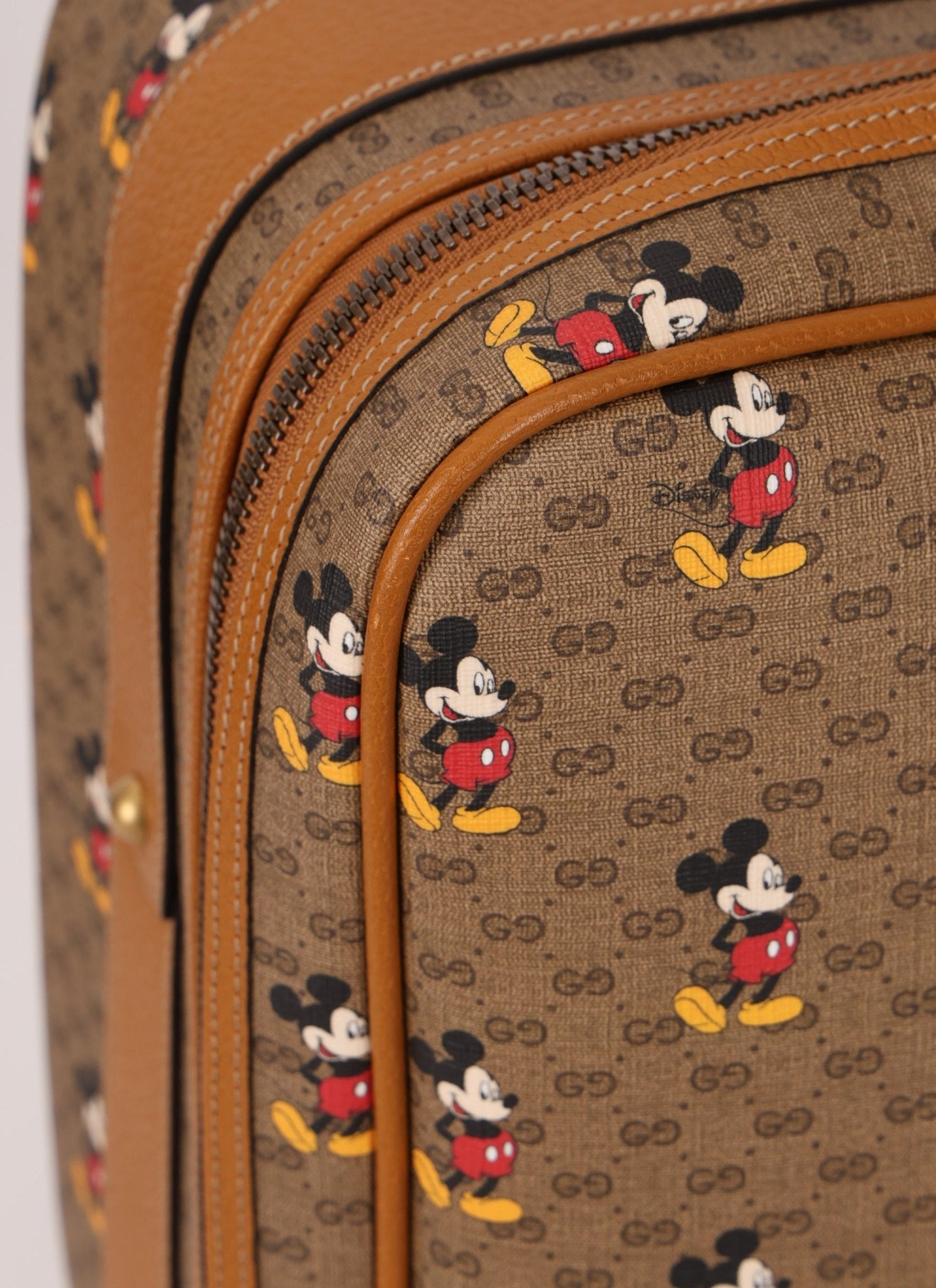 Limited Edition Gucci x Disney Microguccissima Mickey Mouse Suitcase - FashioNica