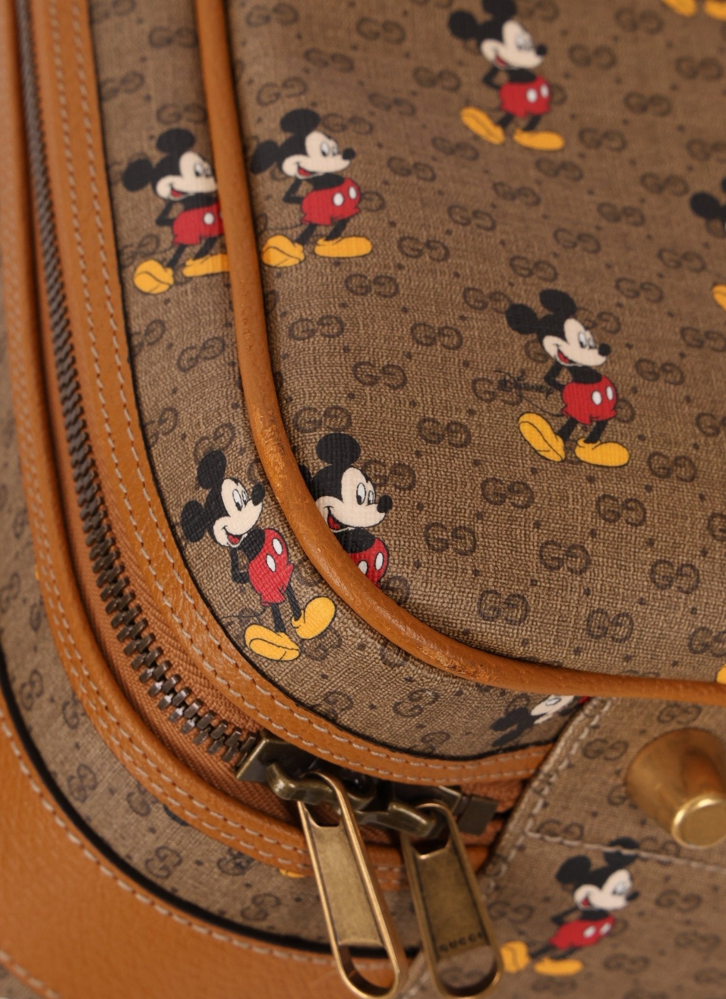 Limited Edition Gucci x Disney Microguccissima Mickey Mouse Suitcase - FashioNica