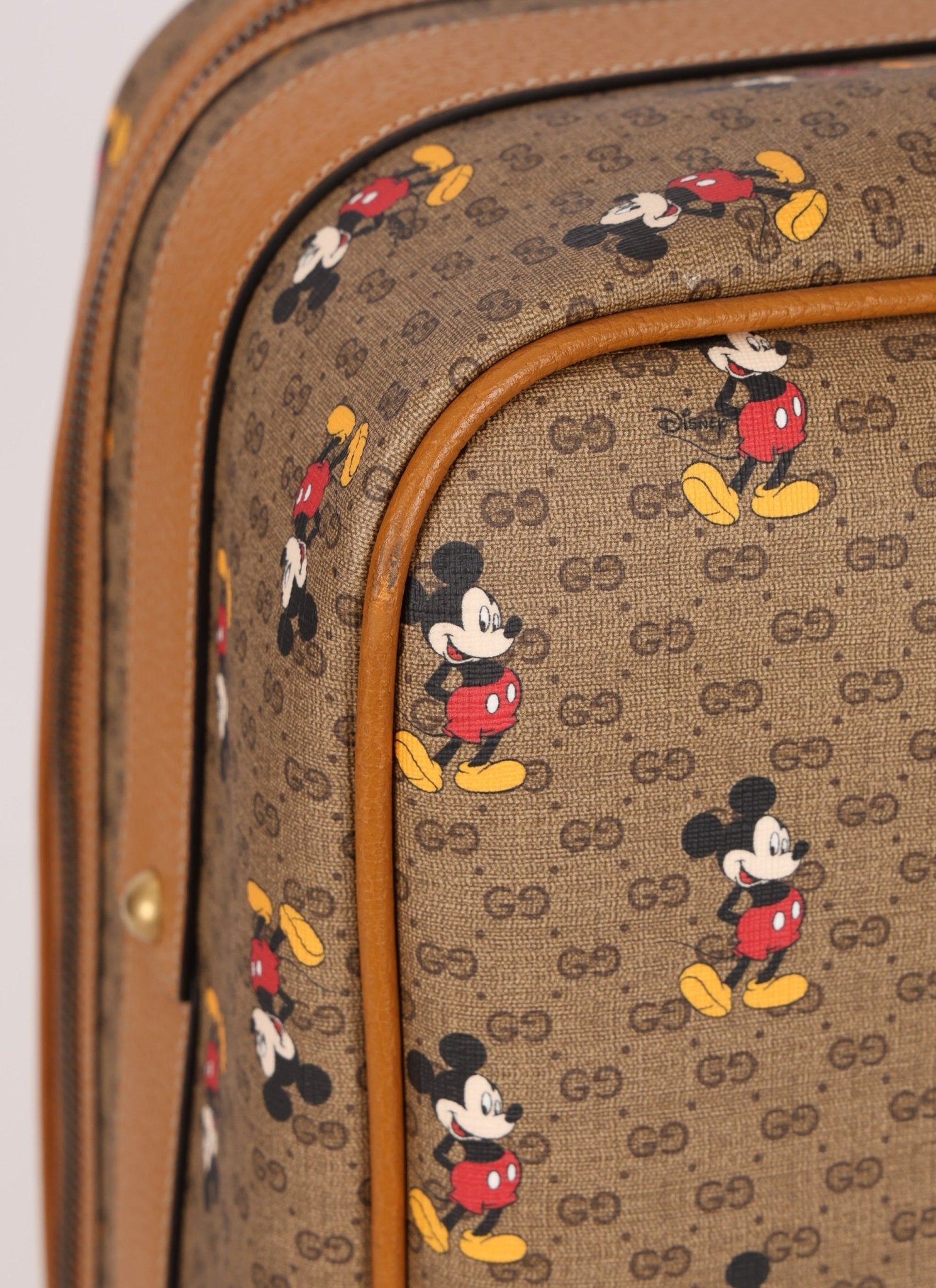 Limited Edition Gucci x Disney Microguccissima Mickey Mouse Suitcase - FashioNica