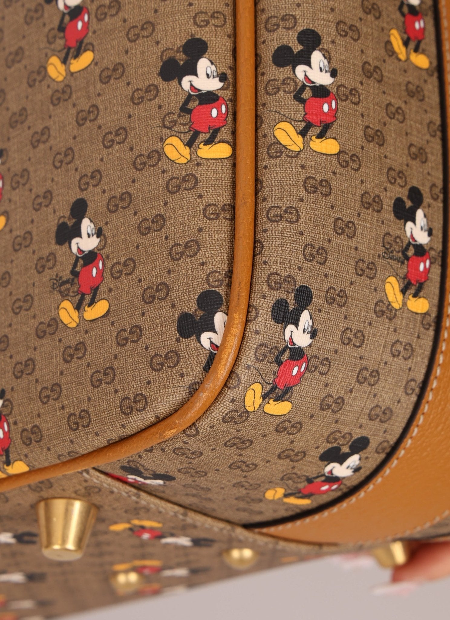 Limited Edition Gucci x Disney Microguccissima Mickey Mouse Suitcase - FashioNica