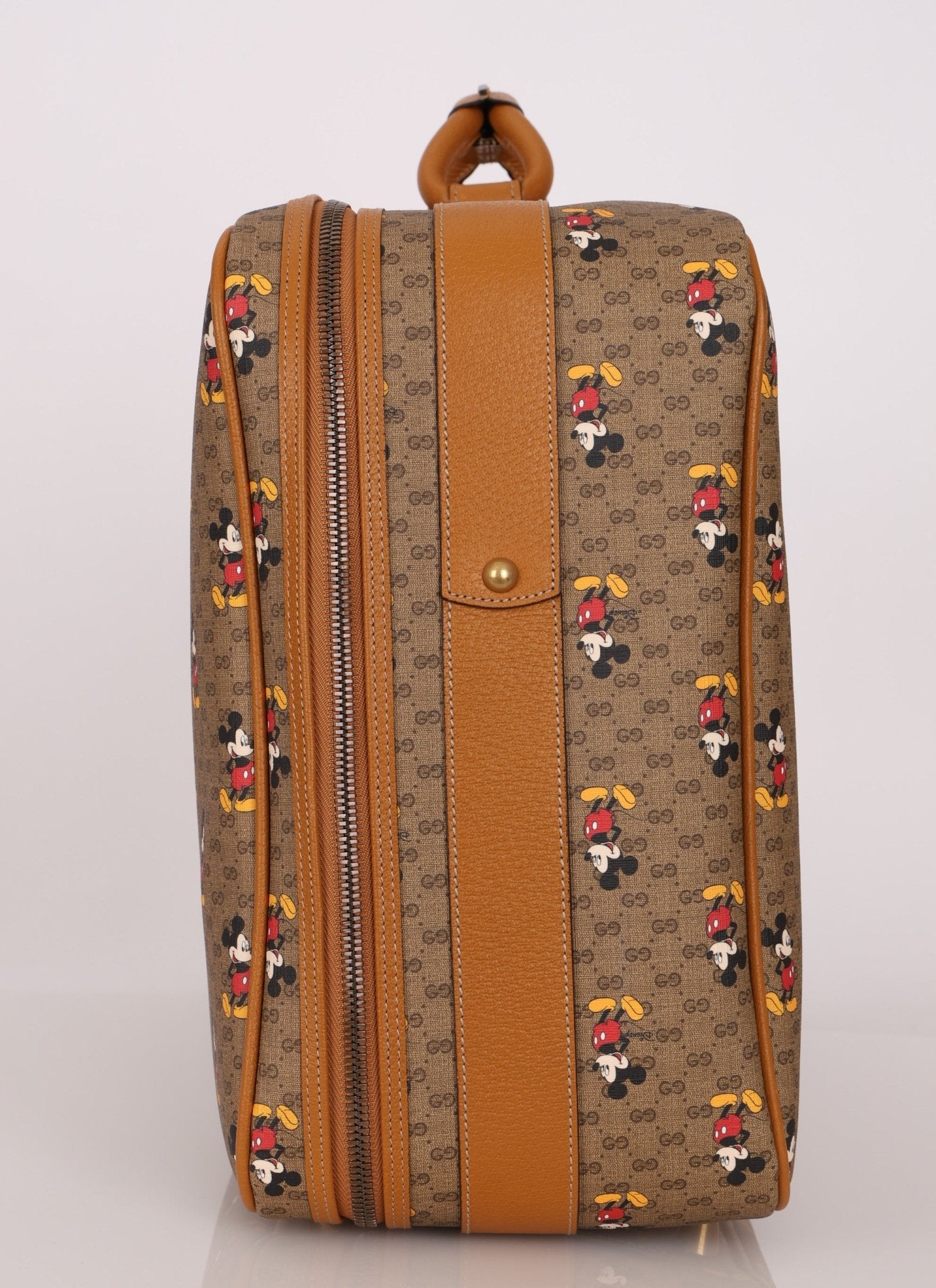 Limited Edition Gucci x Disney Microguccissima Mickey Mouse Suitcase - FashioNica