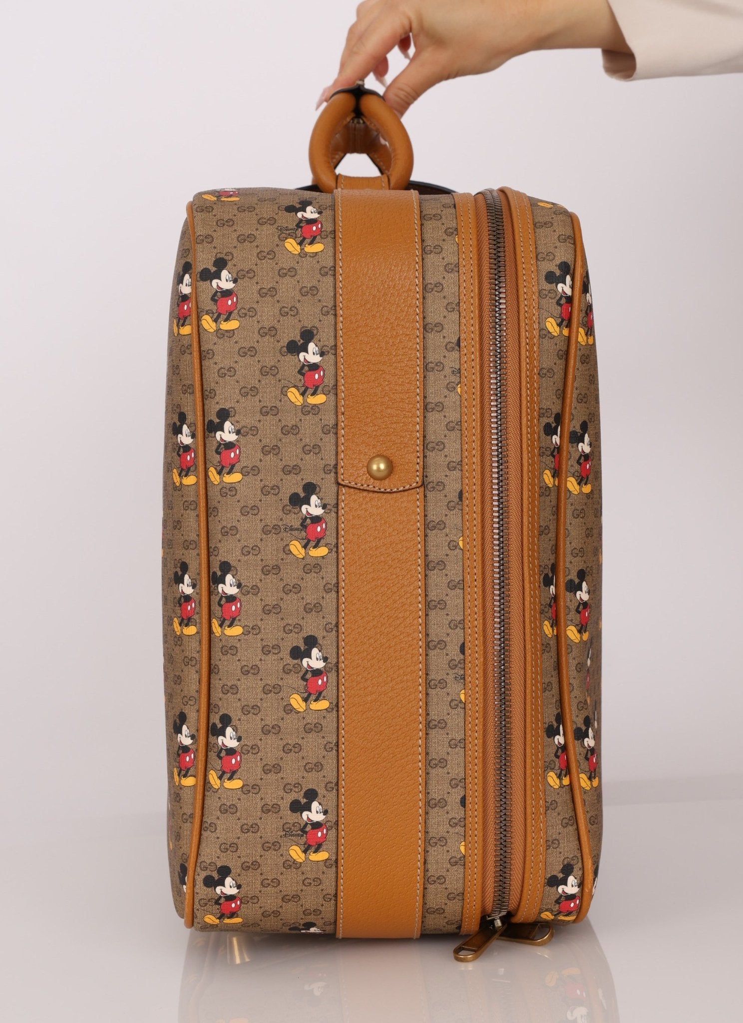 Limited Edition Gucci x Disney Microguccissima Mickey Mouse Suitcase - FashioNica