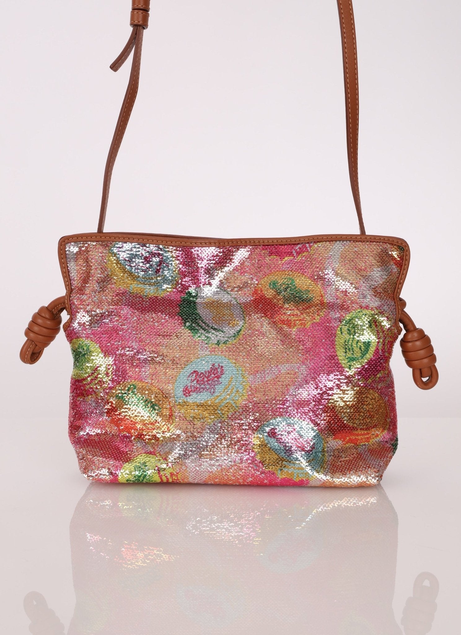 Limited Edition Loewe x Paula's Ibiza Sequin Mini Flamenco Clutch - FashioNica