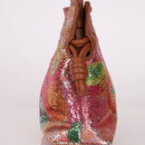 Limited Edition Loewe x Paula's Ibiza Sequin Mini Flamenco Clutch - FashioNica