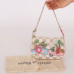 Limited Edition Louis Vuitton 2021 Damier Azur Hollywood Animation Mini Pochette - FashioNica