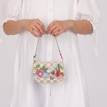 Limited Edition Louis Vuitton 2021 Damier Azur Hollywood Animation Mini Pochette - FashioNica