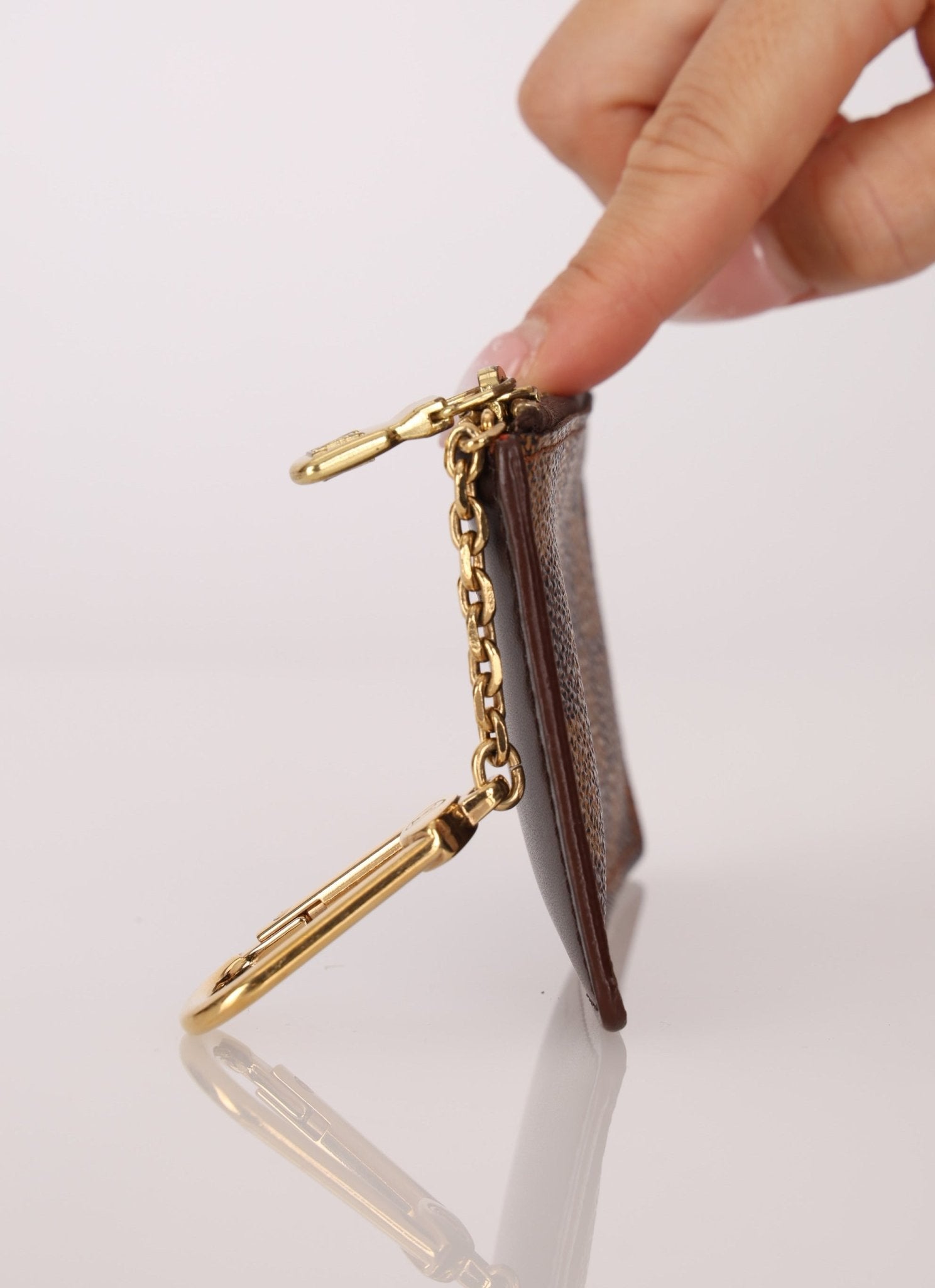 Limited Edition Louis Vuitton Damier Ebene Key Pouch - FashioNica