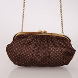 Limited Edition Louis Vuitton Satin Aumônière Clutch on Chain - FashioNica