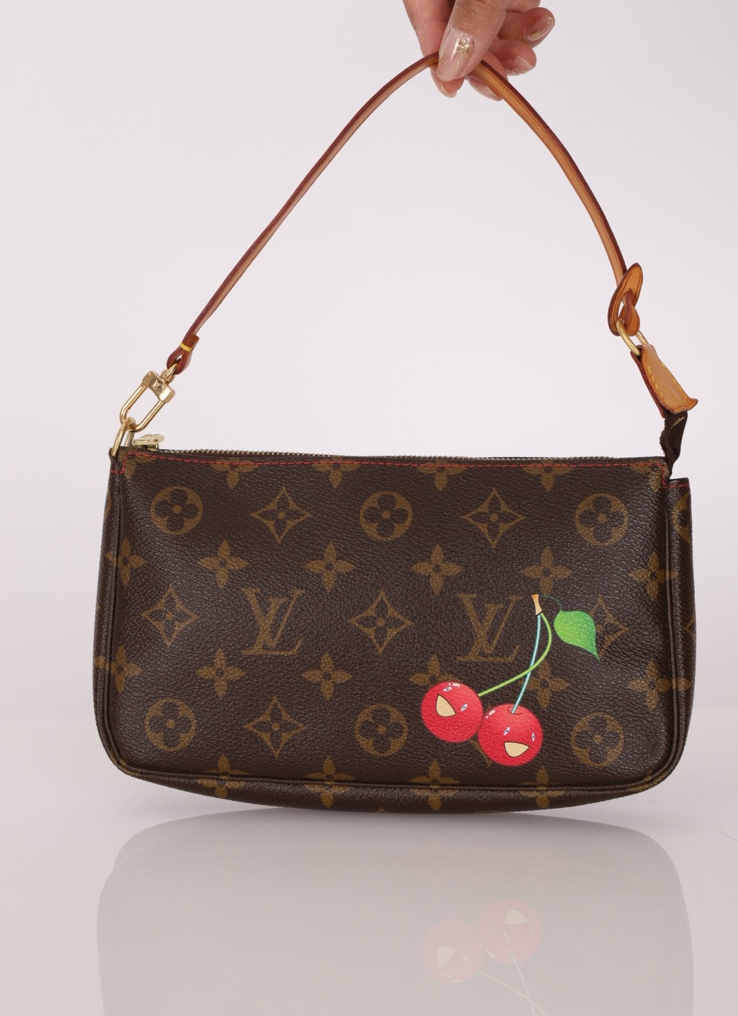 Limited Edition Louis Vuitton x Takashi Murakami Cerises Pochette - FashioNica