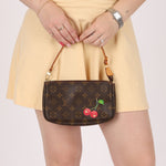 Limited Edition Louis Vuitton x Takashi Murakami Cerises Pochette - FashioNica