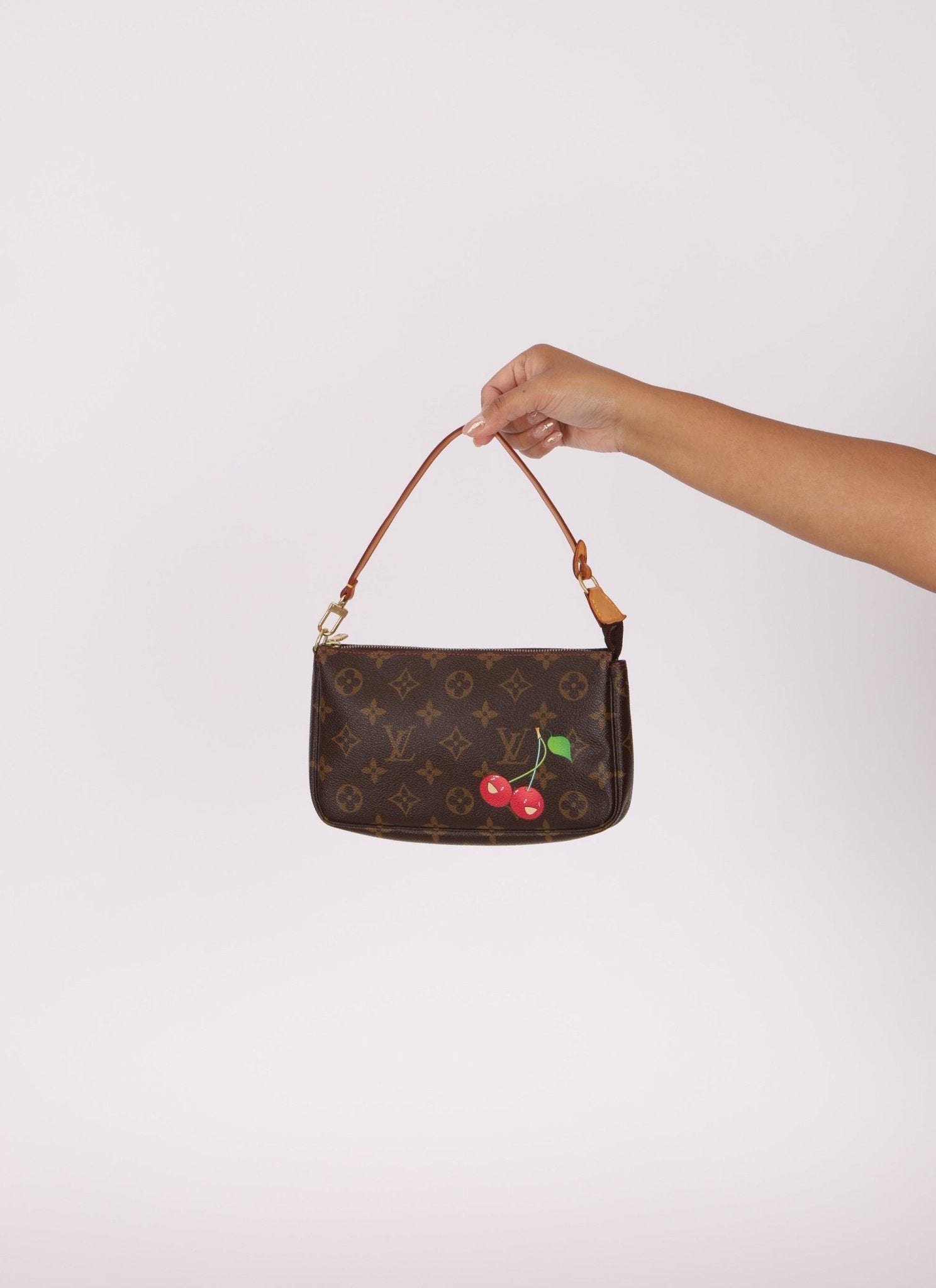 Limited Edition Louis Vuitton x Takashi Murakami Cerises Pochette - FashioNica