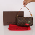 Limited Edition Louis Vuitton x Takashi Murakami Cerises Pochette - FashioNica