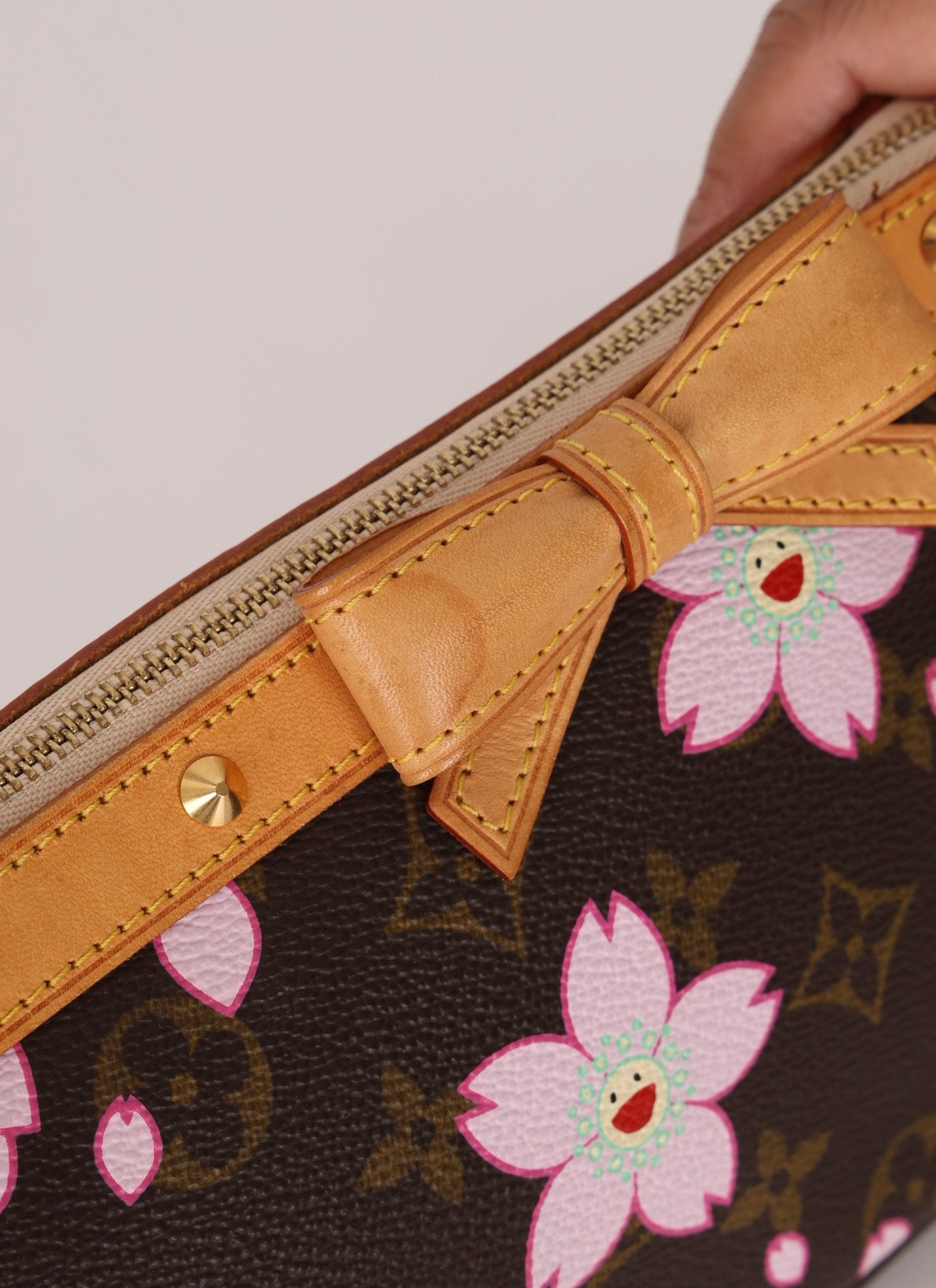 Limited Edition Louis Vuitton x Takashi Murakami Cherry Blossom Pochette - FashioNica