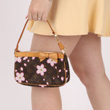 Limited Edition Louis Vuitton x Takashi Murakami Cherry Blossom Pochette - FashioNica