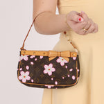 Limited Edition Louis Vuitton x Takashi Murakami Cherry Blossom Pochette - FashioNica