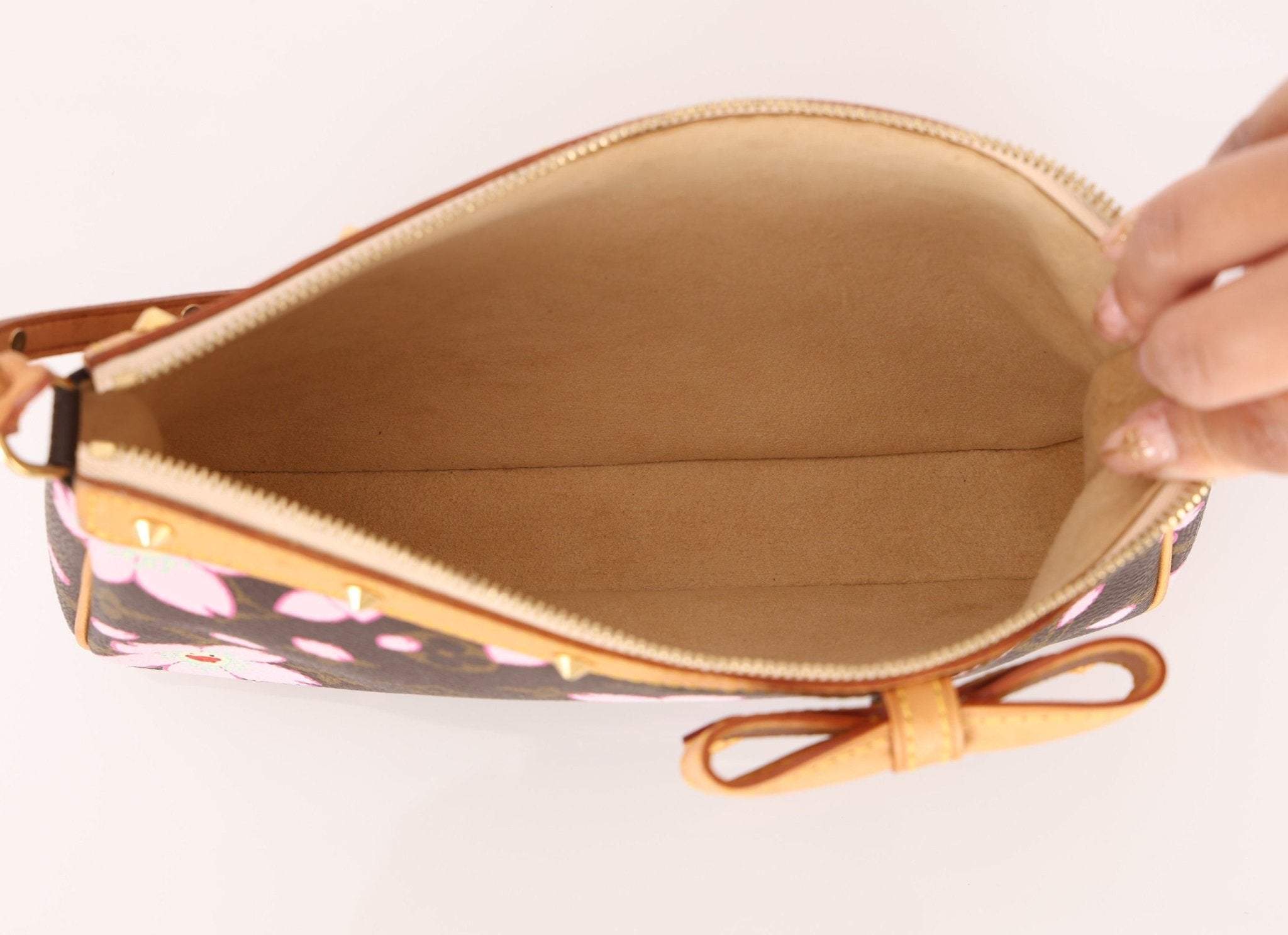 Limited Edition Louis Vuitton x Takashi Murakami Cherry Blossom Pochette - FashioNica