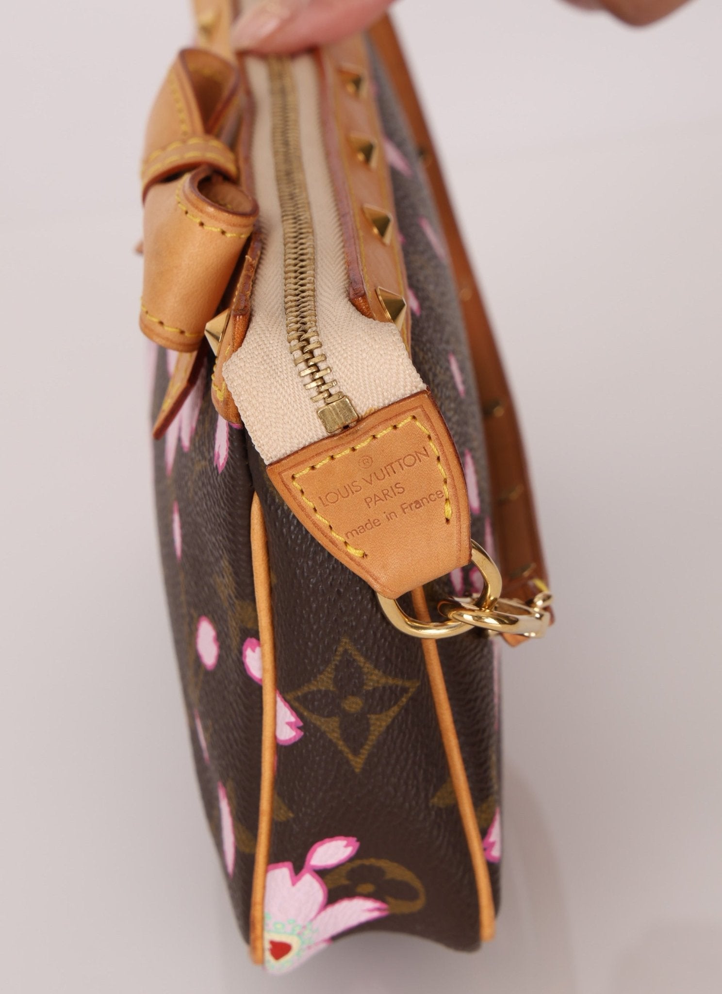 Limited Edition Louis Vuitton x Takashi Murakami Cherry Blossom Pochette - FashioNica