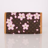 Limited Edition Louis Vuitton x Takashi Murakami Cherry Blossom Wallet w Chain - FashioNica