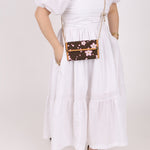 Limited Edition Louis Vuitton x Takashi Murakami Cherry Blossom Wallet w Chain - FashioNica