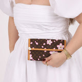 Limited Edition Louis Vuitton x Takashi Murakami Cherry Blossom Wallet w Chain - FashioNica
