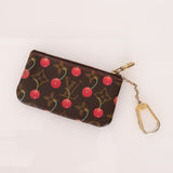 Limited Edition Louis Vuitton x Takashi Murakami Monogram Cerises Key Pouch - FashioNica