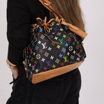 Limited Edition Louis Vuitton x Takashi Murakami Monogram Multicolor Noir Petit Noe - FashioNica