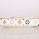 Limited Edition Louis Vuitton x Takashi Murakami Multicolor Blanc Pochette - FashioNica