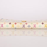 Limited Edition Louis Vuitton x Takashi Murakami Multicolor Blanc Sarah Wallet - FashioNica