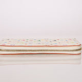 Limited Edition Louis Vuitton x Takashi Murakami Multicolor Blanc Zippy Wallet - FashioNica