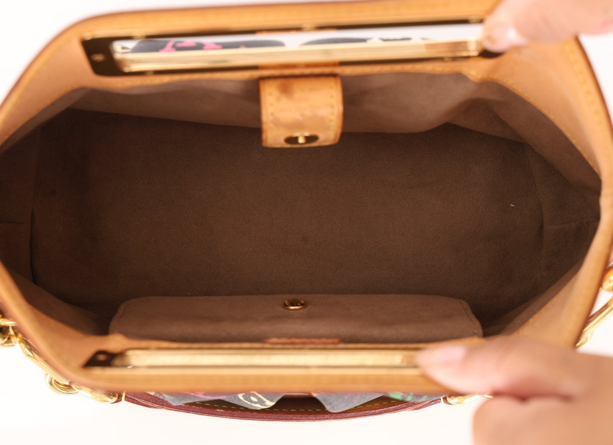 Limited Edition Louis Vuitton x Takashi Murakami Multicolor Noir Judy PM - FashioNica