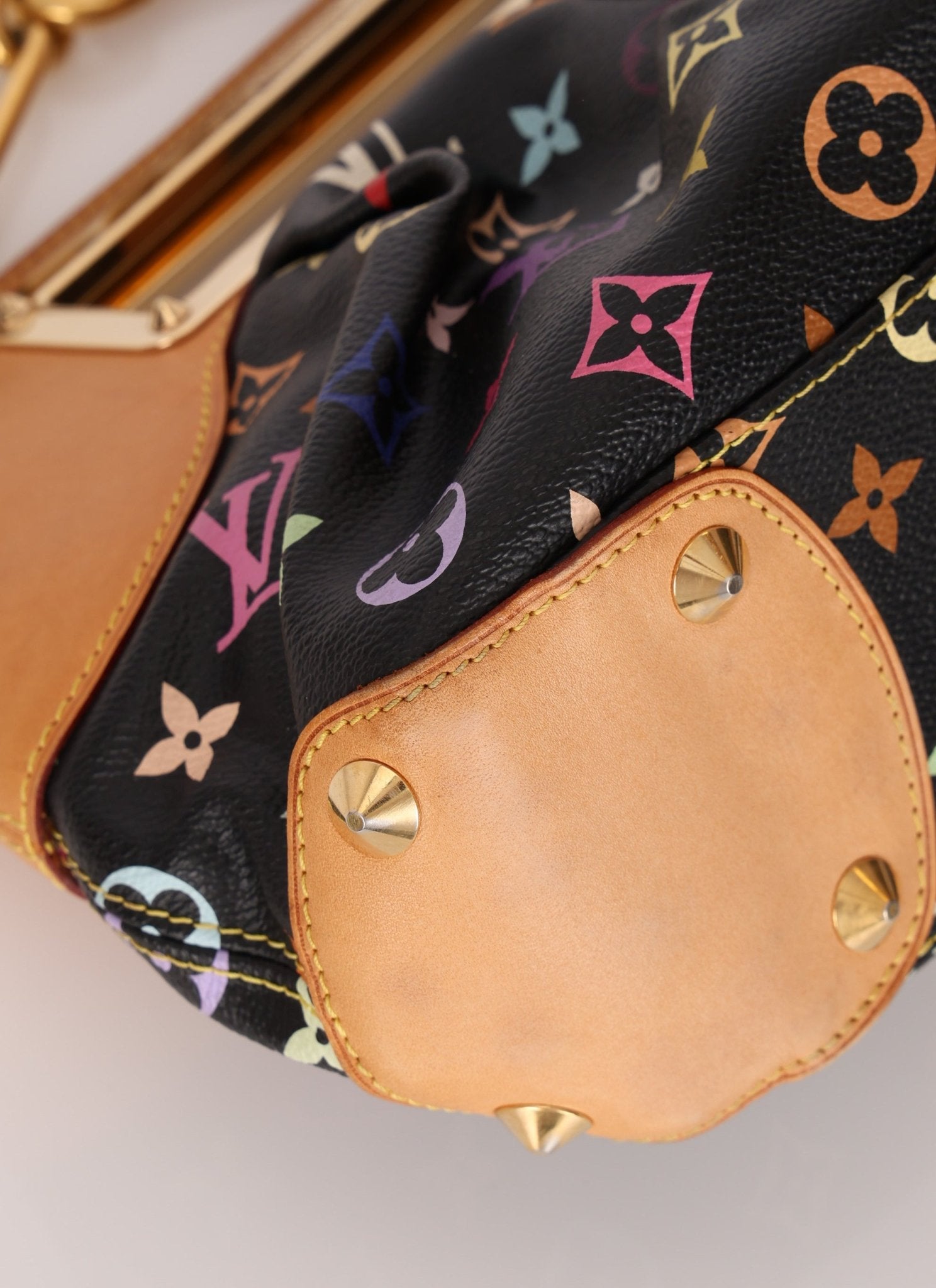 Limited Edition Louis Vuitton x Takashi Murakami Multicolor Noir Judy PM - FashioNica