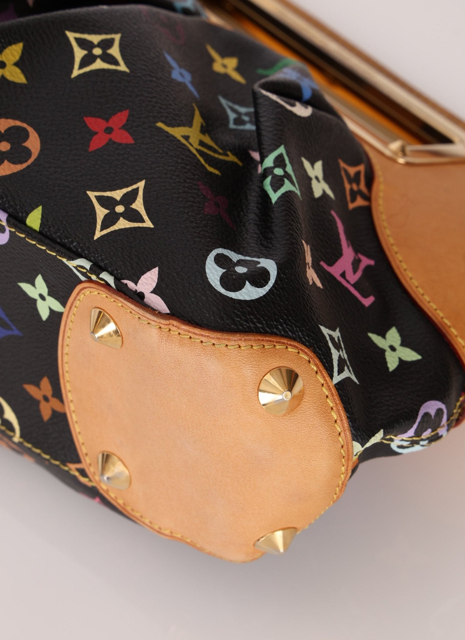 Limited Edition Louis Vuitton x Takashi Murakami Multicolor Noir Judy PM - FashioNica